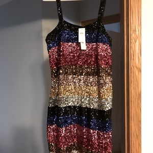 Sparkly sequence dress